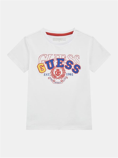 t-shirt boy white GUESS | N5RI00K8HM4/G011